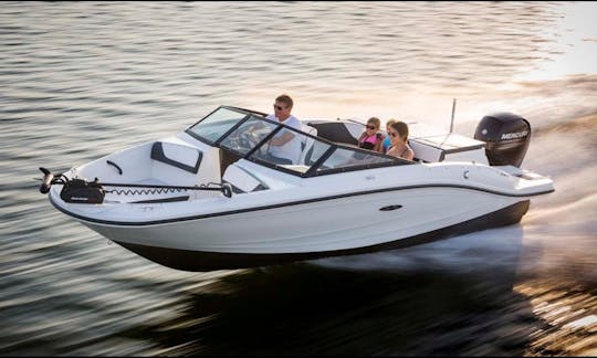 Bateau de sport Searay 2017 à Miami Beach avec capitaine