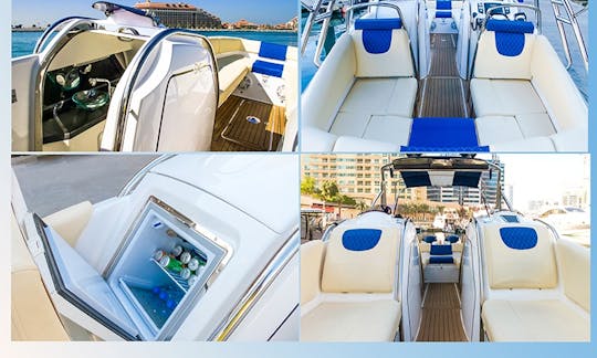 Louez un yacht à moteur de luxe de 27 pieds à Dubaï, Émirats arabes unis