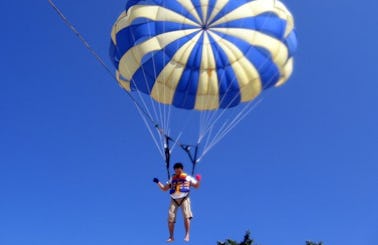 Parasailing Adventure Over the Indian Ocean
