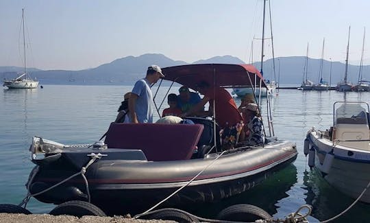 Rent 21' Viper Bullet RIB with a mercury 150hp 3000ccIn Nikiana Lefkada  Greece