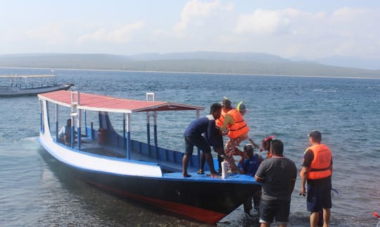 Aluguer de barcos de passageiros em Banyuwangi, Java Oriental