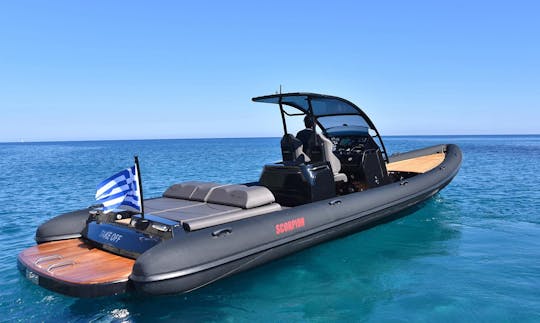 Enjoy the 36' Mega RIB Scorpion Ment in Voula, Greece