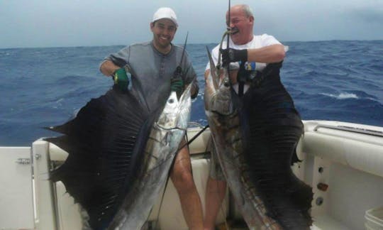 EPIC Charter Fishing in Pacific Harbour, Fiji on 30' Center Console