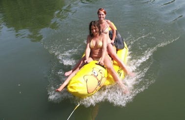 Enjoy Banana Boat Rides in Bodrogkisfalud, Hungary