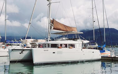 Aluguel de catamarã à vela Lagoon 450f em Angra dos Reis, Brasil