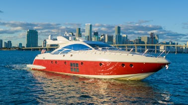 lets cruise Miami in a mega Yacht 90’ For 13 Special People!