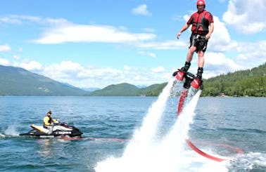 Flyboarding & Jetpacking Experience for water parties on Round Lake, Michigan