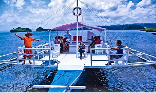 Enjoy at Britania Islets, Philippines on La Entrada Passenger Boat