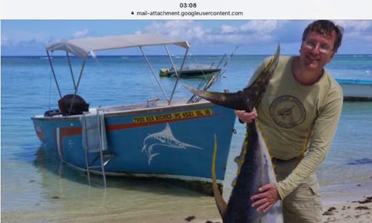 Enjoy Fishing in  Pamplemousses, Mauritius on Dinghy