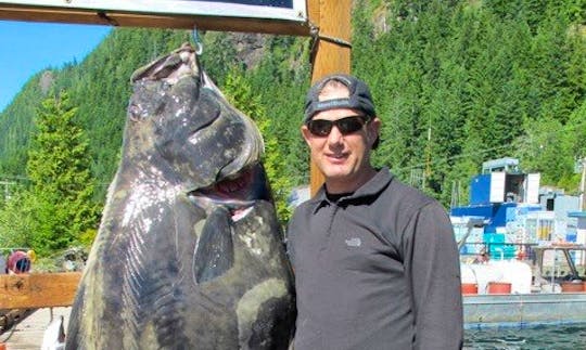 Day Lodging and Fishing Trips on 28ft "Tell 'N Tales" in British Columbia