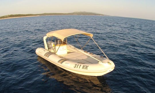 Rent 17' Barracuda 530  Rigid Inflatable Boat in Krk, Croatia