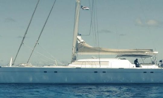 Charter 85' Lonestar Sailing Catamaran in Anambas Islands, Thailand, Myanmar, Malaysia and other Indian Ocean destinations