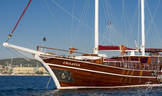 Charter a 125' Sailing Gulet wit 7 Cabins in Šibensko Kninska, Croatia