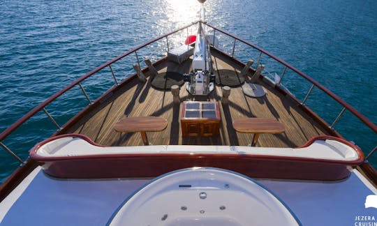 Charter a 125' Sailing Gulet wit 7 Cabins in Šibensko Kninska, Croatia