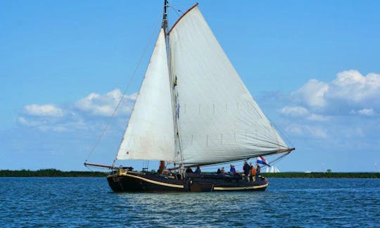 Charter 74' Traditional Barge in Muiden, Noord-Holland