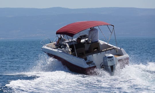 Rent 21' Atlantic Sun Cruiser in Opatija / Rijeka / Bakar / Crikvenica / Selce / Krk