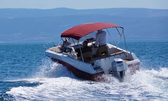 Rent 21' Atlantic Sun Cruiser in Opatija / Rijeka / Bakar / Crikvenica / Selce / Krk