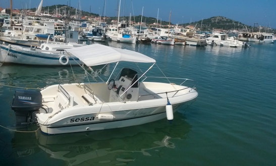 Rent 16' Sessa Key Largo Center Console In Murter, Croatia