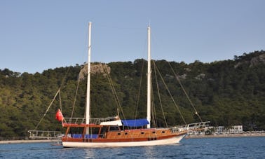 Charter 59' Sailing Gulet in Göynük Belediyesi, Antalya