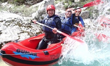 Excursões guiadas de mini rafting em Bovec, Eslovênia