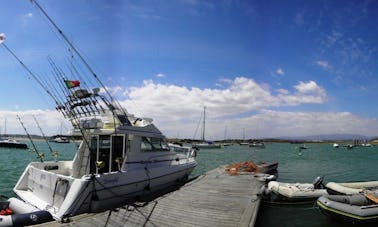 Profitez de la pêche à Alvor, au Portugal, dans le Rodman Cuddy Cabin de 33 pieds