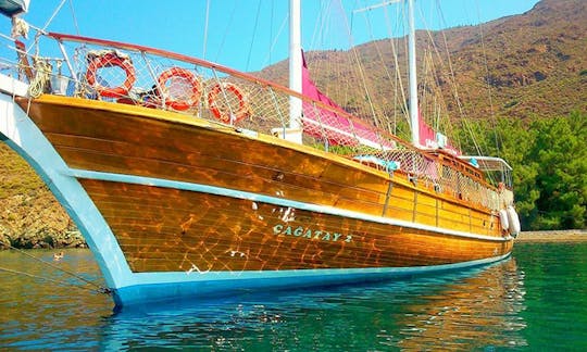 Charter 95' Catagay 2 Gulet em Marmaris, Muğla