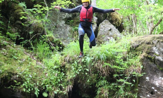 Rafting and Canyoning with Splash White water rafting in Aberfeldy, Scotland.