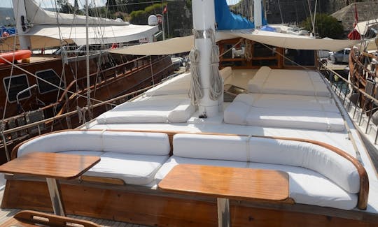 Charter 82' Uluçınar Sailing Gulet in Mugla, Turkey