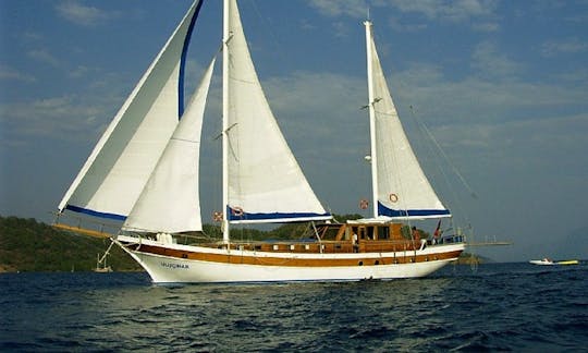 Charter 82' Uluçınar Sailing Gulet in Mugla, Turkey