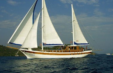 Charter 82' Uluçınar Sailing Gulet in Mugla, Turkey