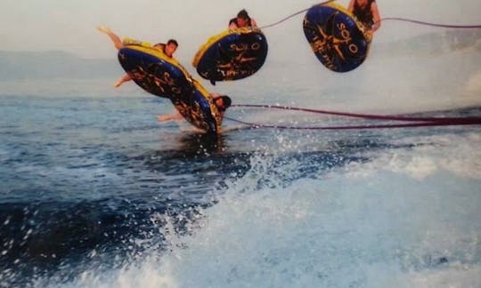 Disfruta de paseos en rosquilla en la playa de Ahladies, Espóradas