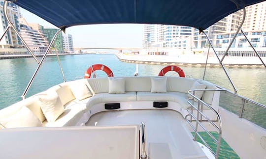Charter 55ft Power Yacht in Dubai, United Arab Emirates
