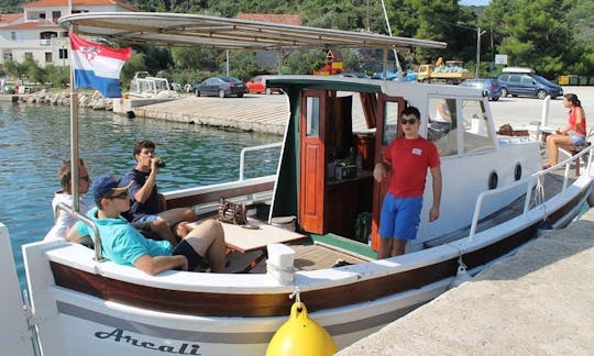 Charter Arcali Motor Yacht at Kornati Island, Croatia