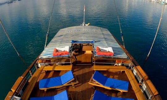 Diving Liveaboard Cruises on ''Sea Safari VI'' Sailing Schooner in Indonesia