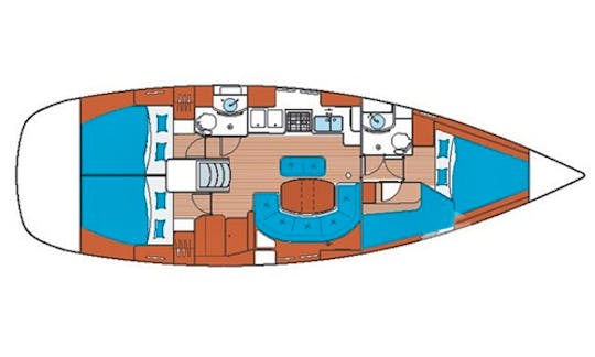 Charter 41' Beneteau Oceanis Mica Cruising Monohull in Primošten, Croatia