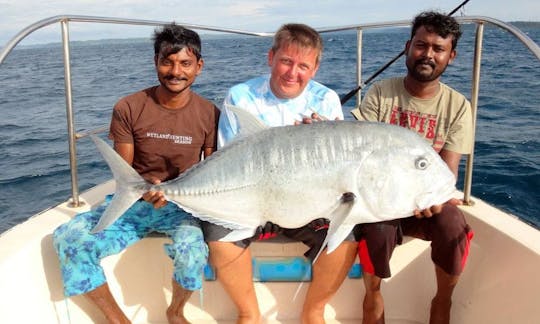 Enjoy Fishing in Port Blair, Andaman and Nicobar Islands on 30' Center Console