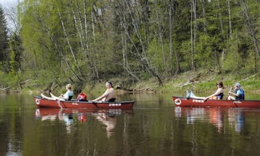 Alquiler de kayaks y canoas en Laivuire.lv, 14' Old Town Saranac 146 Canoe en Letonia