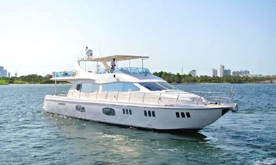 90' AS Marine Luxury Power Mega Yacht Rental In Dubai, UAE