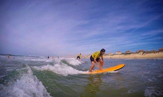 Enjoy Surf Lessons and Rentals at Mimizan Beach in Nouvelle-Aquitaine, France