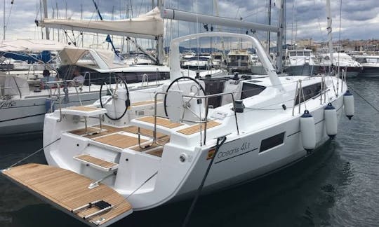 Charter 39' Oceanis 41.1 Cruising Monohull in Jezera, Croatia