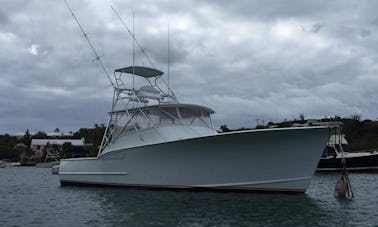 Fishing in Bermuda on "Pound for Pound" a 42' Custom Carolina Sports Fisherman
