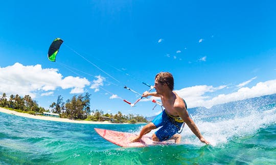 Kitesurfing 4kms and 20kms Downwind Lessons in Mahebourg, Mauritius