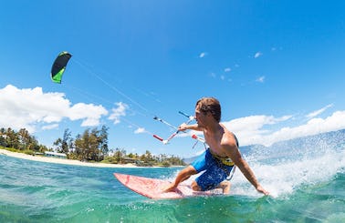 Kitesurfing 4kms and 20kms Downwind Lessons in Mahebourg, Mauritius