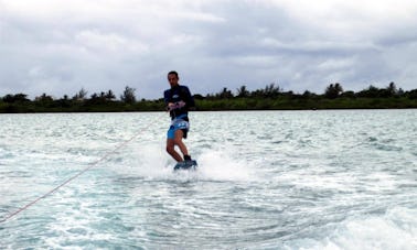 Wakeboard à Mahébourg, Maurice