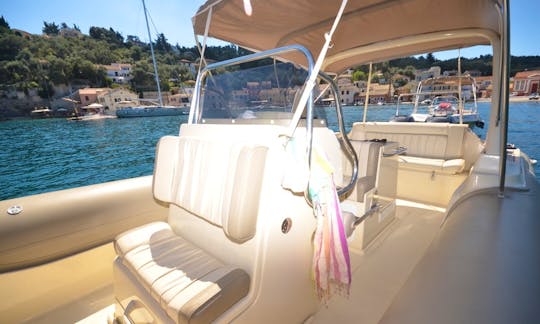 Orizon Elite 32 | Luxury RIB rental in Loggos, Paxos | available in all Ionian Islands