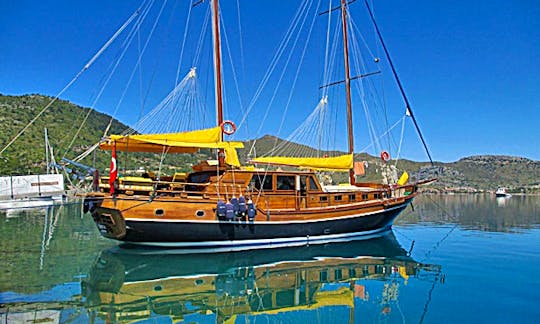 Sailing 69' Nicola Gulet in Muğla, Turkey