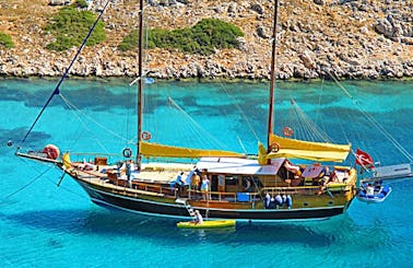 Sailing 69' Nicola Gulet in Muğla, Turkey