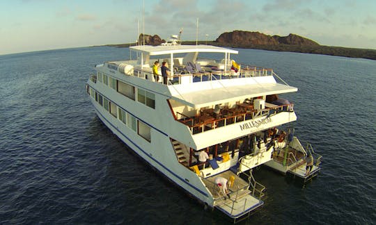 Passenger Boat In Galapagos, Ecuador