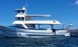 Passenger Boat "Danubio Azul" In Galapagos, Ecuador