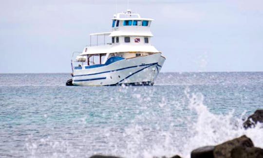 Passenger Boat "Danubio Azul" In Galapagos, Ecuador